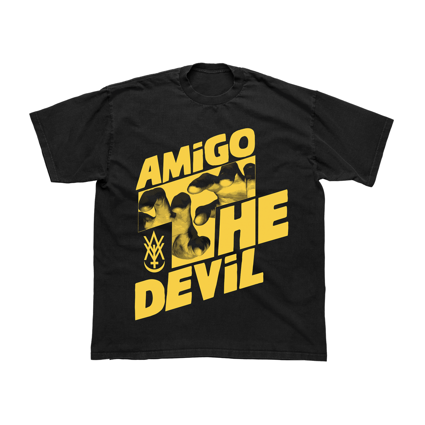 Heres Amigo Black T-Shirt