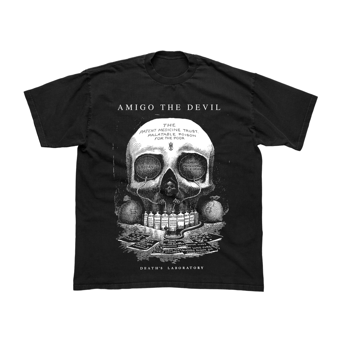 Death Lab Black T-Shirt – Amigo the Devil