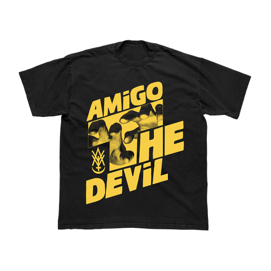 Heres Amigo Black T-Shirt