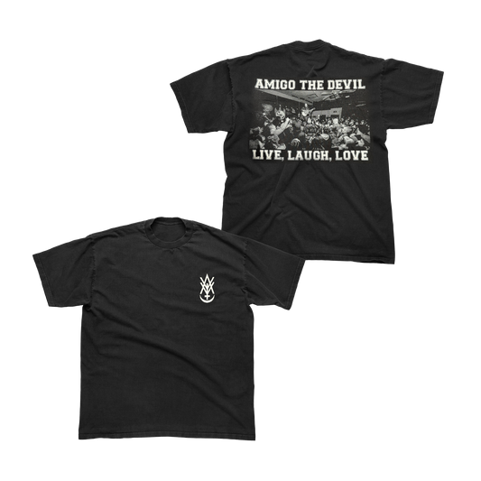 Live, Laugh, Love Black T-Shirt