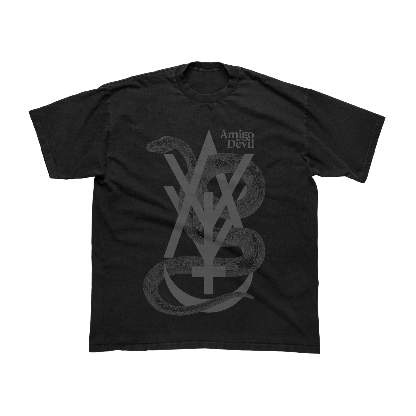 Snake Black T-Shirt