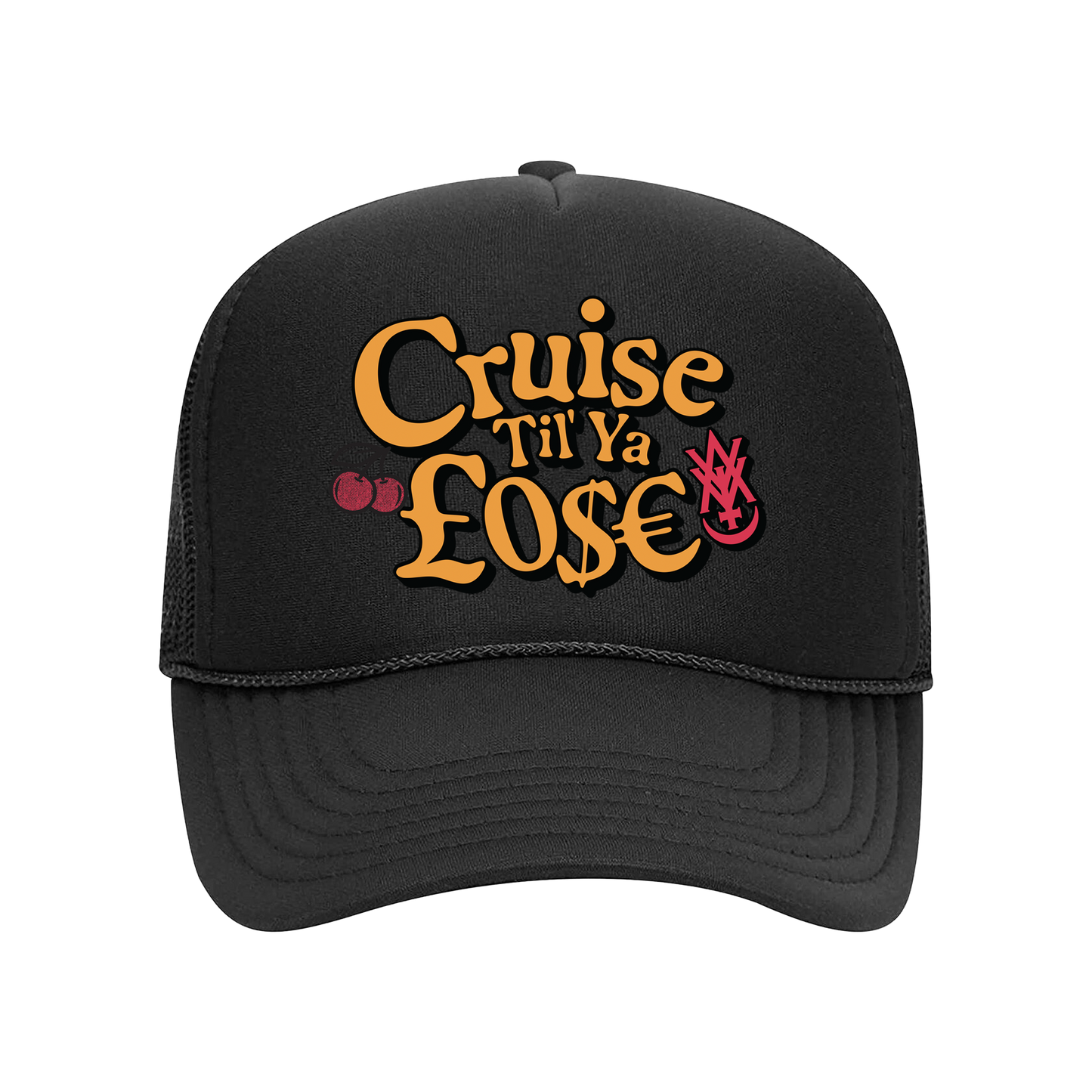 CRUISE TIL YOU LOSE BLACK HAT